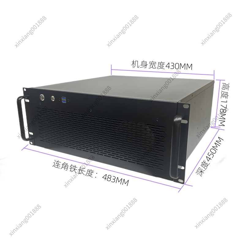 8 Gpu 4U Server Chassis - هيكل خادم 4U مع لوحة أم