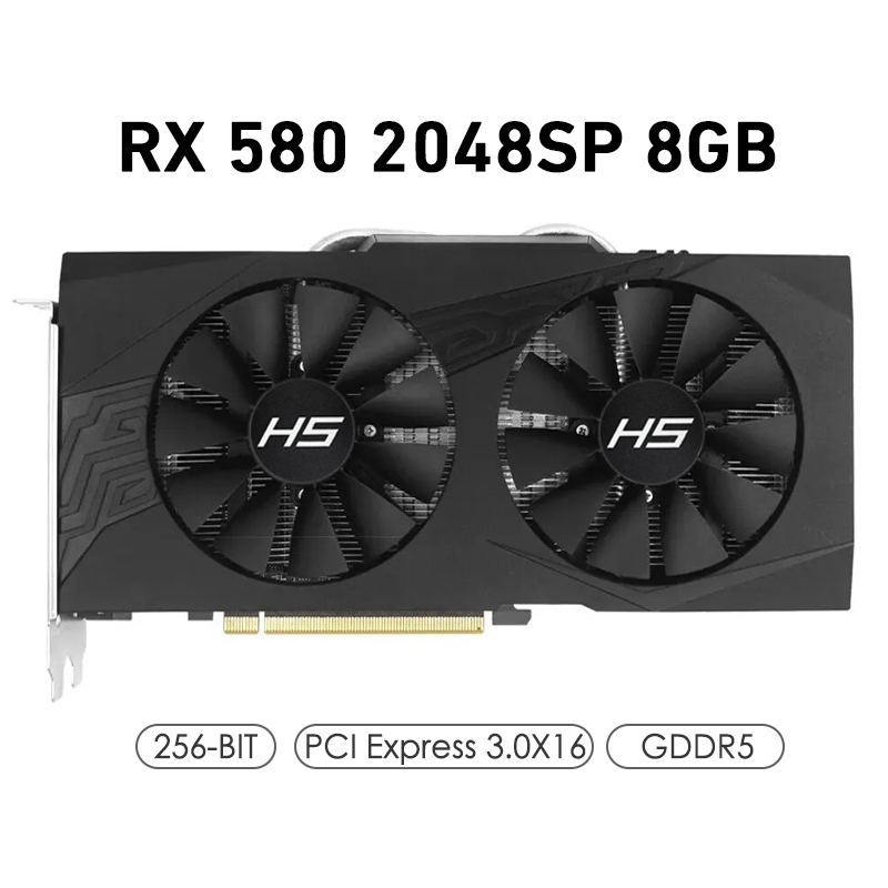 Rx 580 8Gb 2048Sp Gpu - أرخص بطاقة فيديو RX580 Placa De