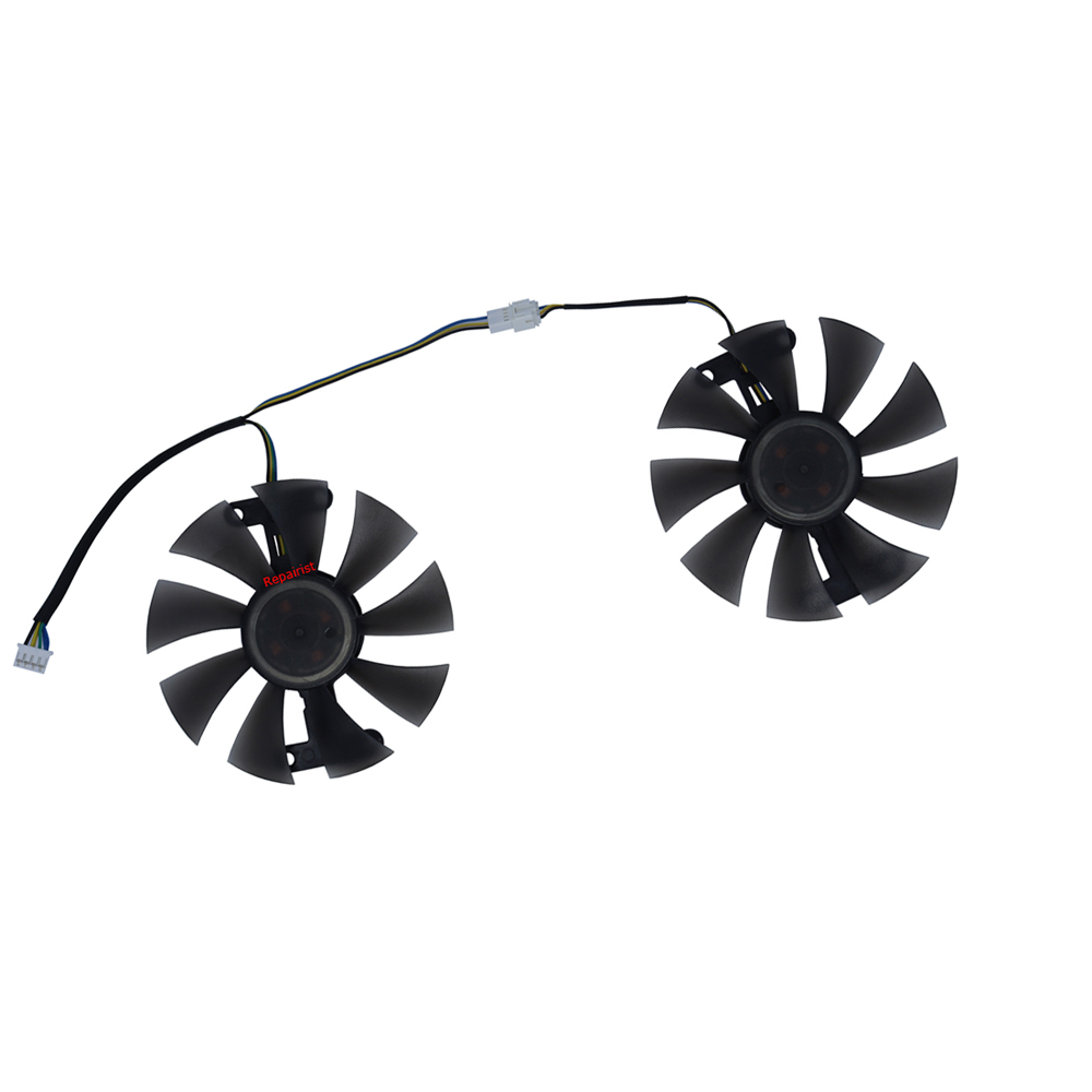 Rx 580 8Gb 2048Sp Gpu - مروحة بطاقة الرسومات، مبرد تبريد لوحدة