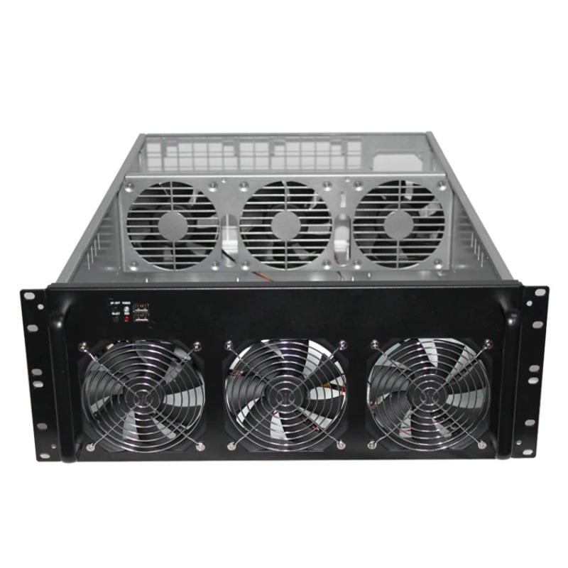 8 Gpu 4U Server Chassis - علبة خادم 4U لـ 6 أو