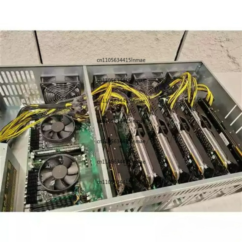 8 Gpu 4U Server Chassis - وحدة تحكم حاسوبية متعددة البطاقات الرسومية