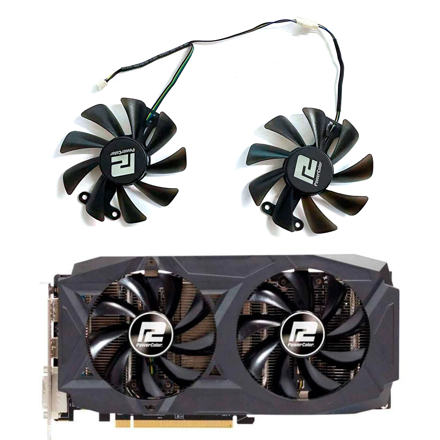 Rx 580 8Gb 2048Sp Gpu - مروحة بديلة جديدة تمامًا لبطاقة الرسومات