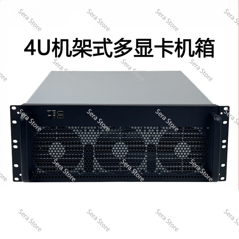 8 Gpu 4U Server Chassis - هيكل 4U متعدد بطاقات الرسومات، يدعم