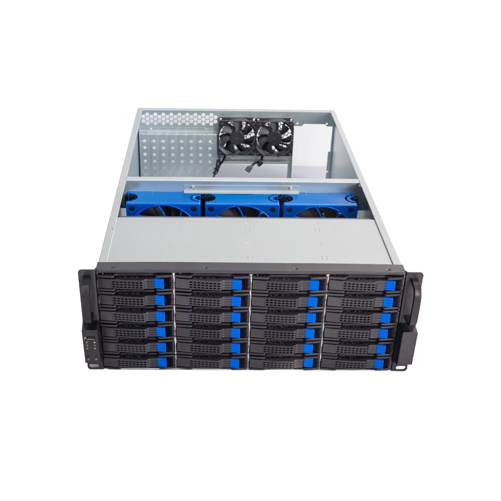 علبة خادم تخزين 4U بـ 24 فتحة، - مراجعة 8 Gpu 4U Server Chassis وسعره