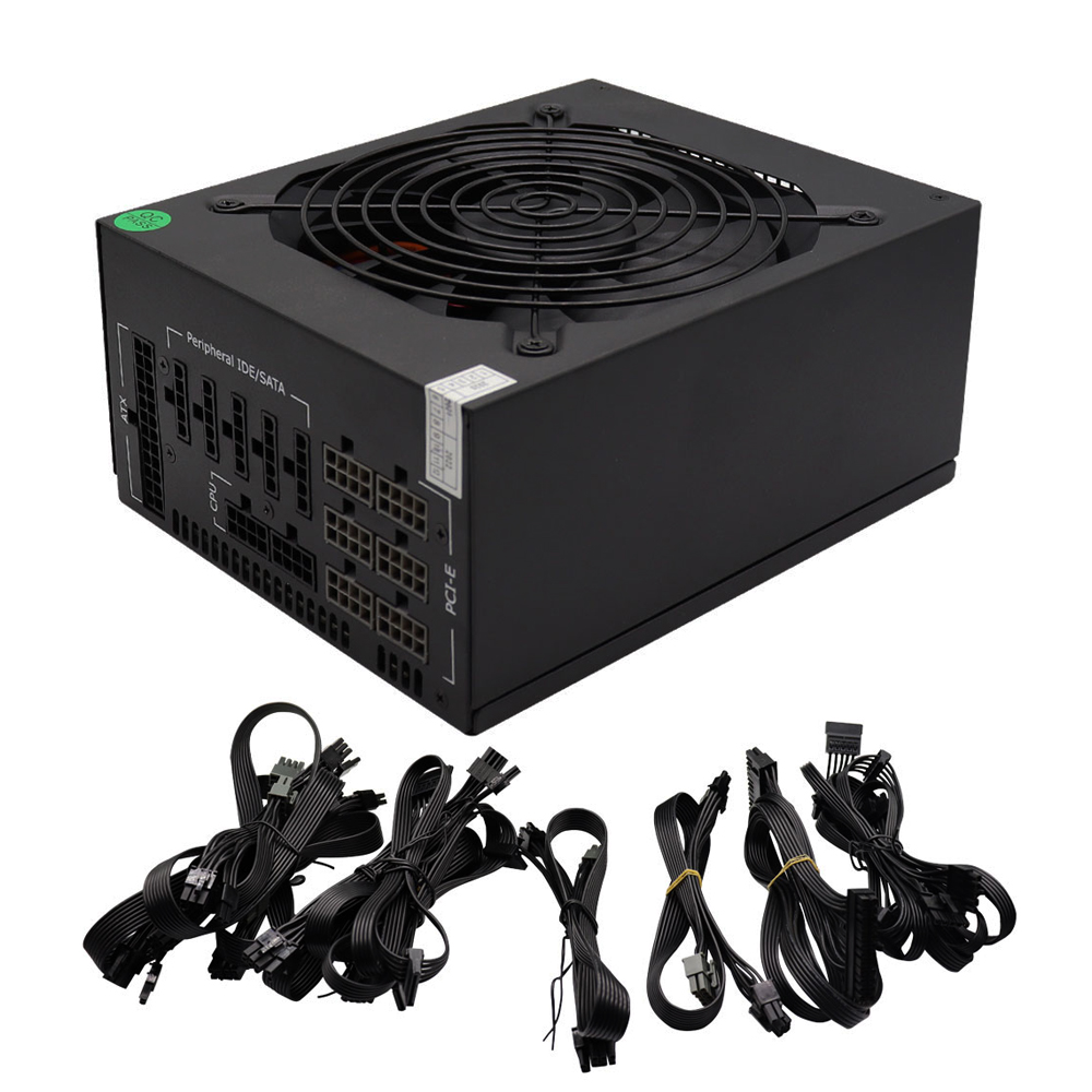 جهاز إمداد طاقة كامل طراز ATX  - مراجعة 2000W Atx Mining Power Supply وسعره