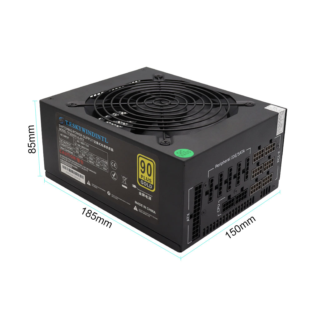 جهاز إمداد طاقة كامل طراز ATX  - مراجعة 2000W Atx Mining Power Supply وسعره