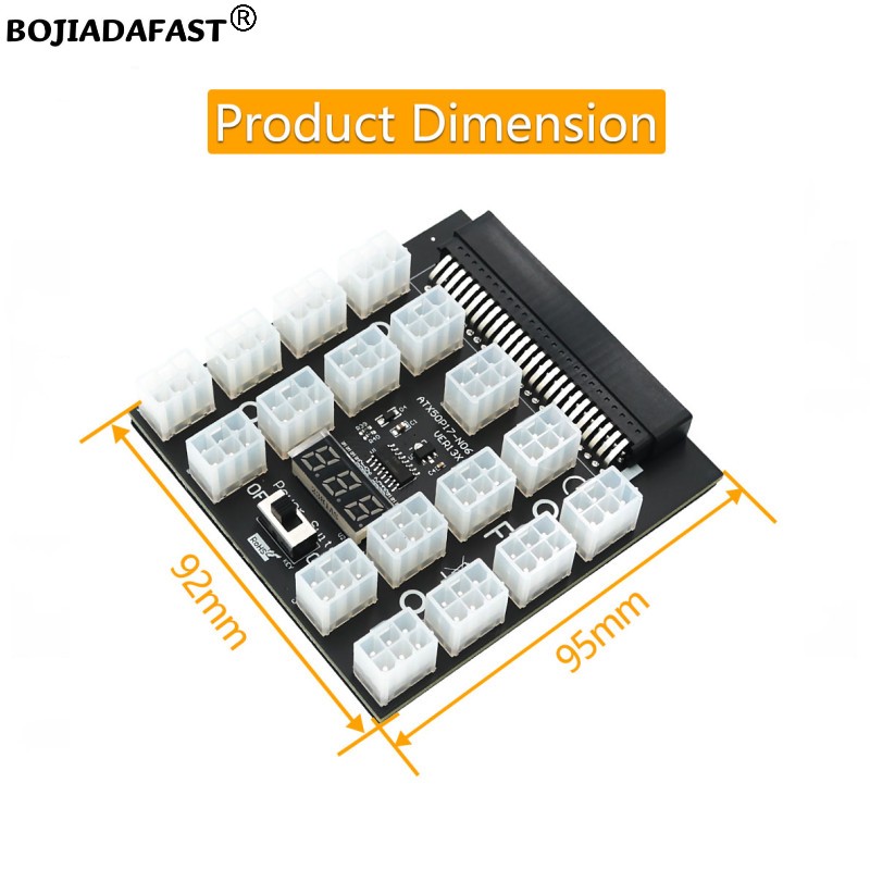 لوحة توزيع طاقة الخادم بـ 17 م - مراجعة 2400W Server Psu Breakout Board وسعره
