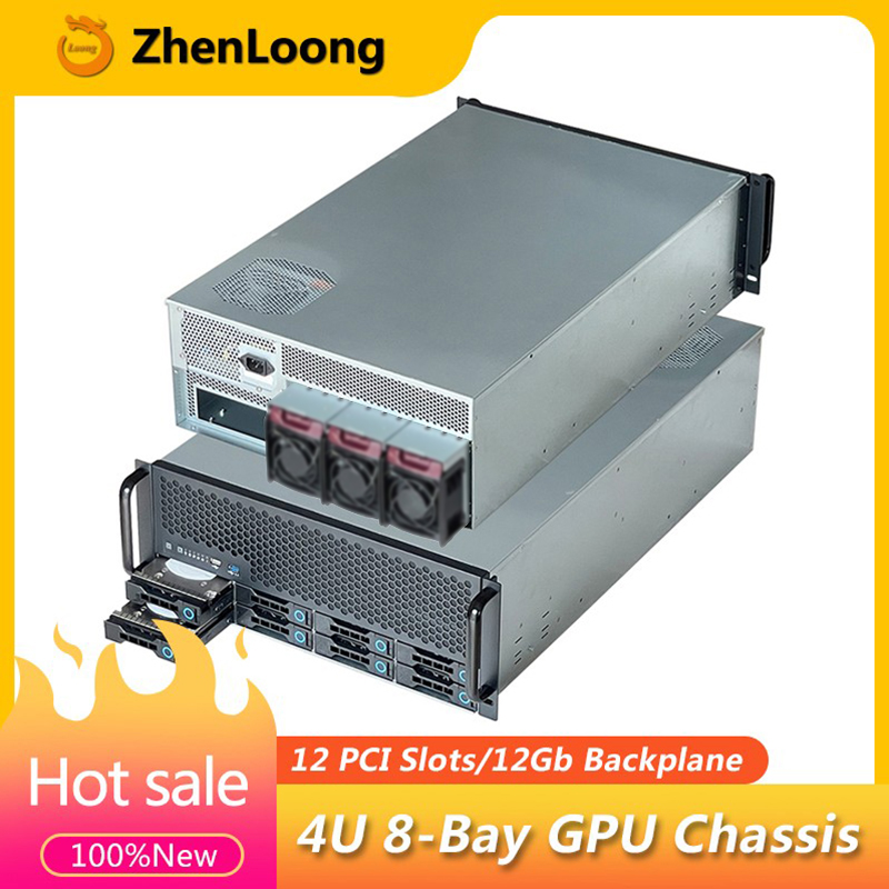 ZhenLoong GPU 4U خادم الرف حال - مراجعة 8 Gpu 4U Server Chassis وسعره