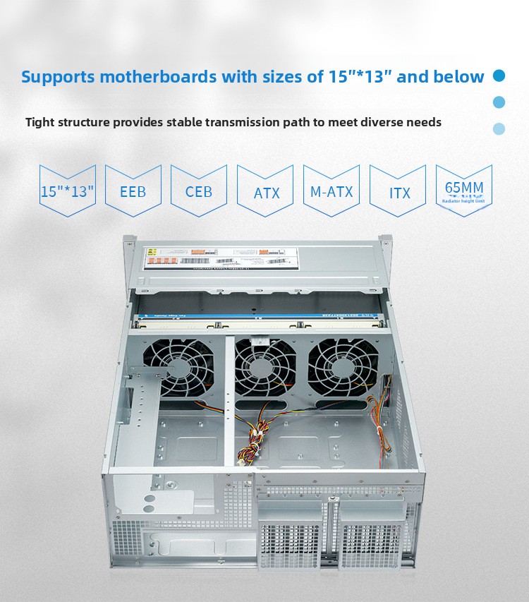 هيكل خادم NAS متعدد الأقراص بس - مراجعة 8 Gpu 4U Server Chassis وسعره