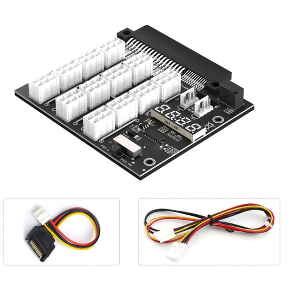 لوحة توصيل جديدة بـ 12 منفذ PC - مراجعة 2400W Server Psu Breakout Board وسعره