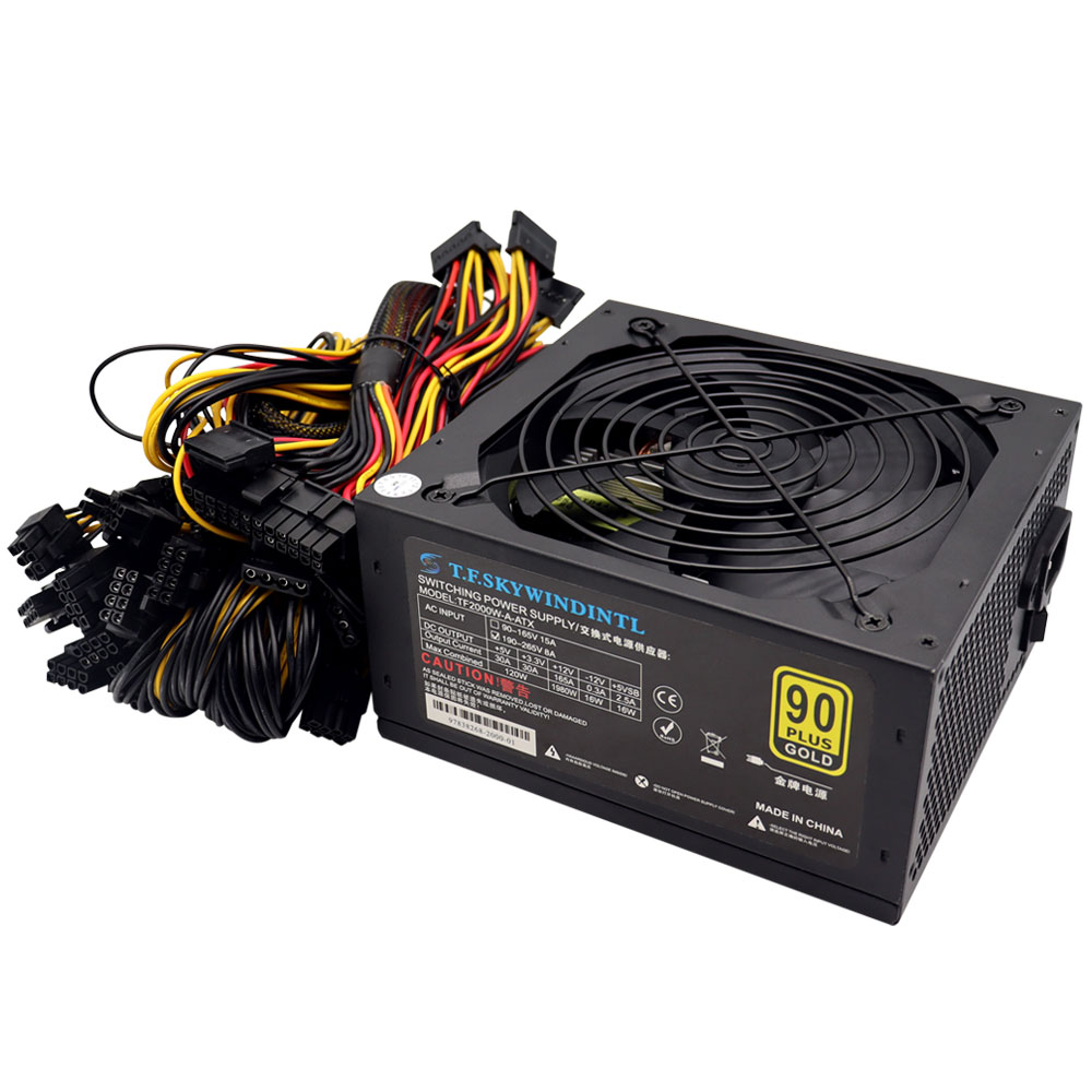 T.F.SKYWINDINL 2000W ATX PC مز - مراجعة 2000W Atx Mining Power Supply وسعره