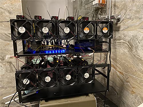 حافظة كمبيوتر برف نقل بإطار هو - مراجعة 12 Gpu Open Air Frame Case وسعره